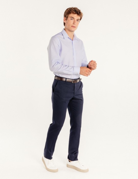 Chemise ajustée homme rayée CAP-KB-MSH15