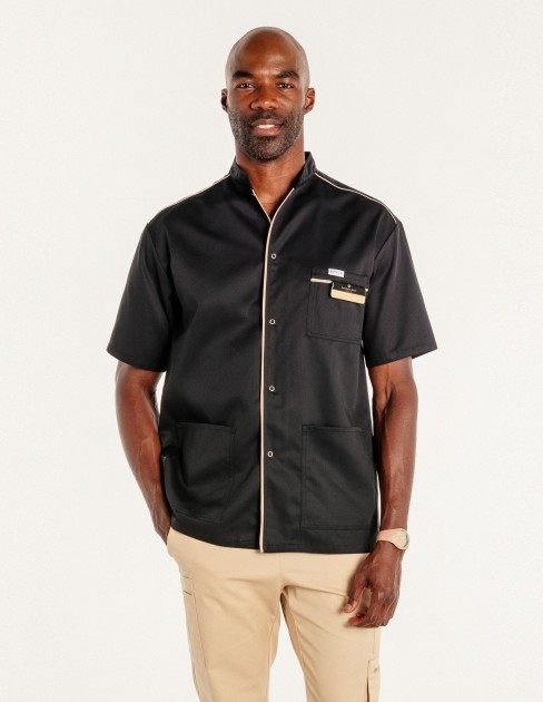 Blouse médicale & spa manches courtes homme PER-KC-MBL12P3-489-S