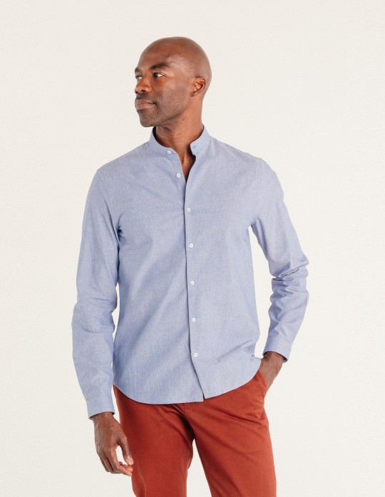 Chemise homme col mao CAP-KB-MSH18
