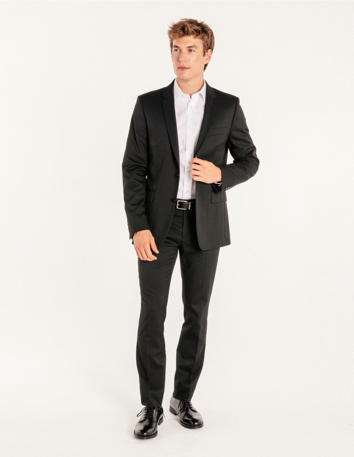 Veste de costume slim noire