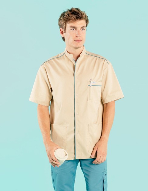 Blouse médicale & spa manches courtes homme PER-KC-MBL12C1-490-S