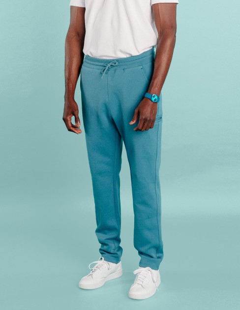 Pantalon jogging médical bleu canard PER-KC-MPA11J1-06E-S